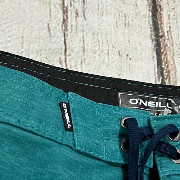 O'Neill Board Shorts Mens Green Swim Trunks Swimwear Bathing Suit Summer - Picture 5 of 8